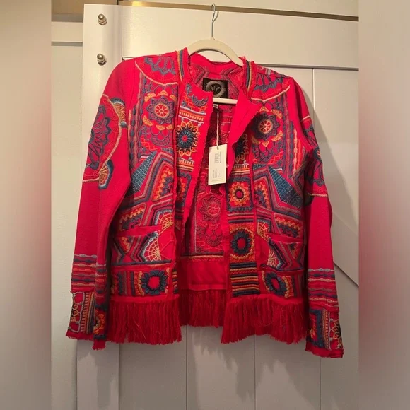 NWT Johnny Was Tamsin Fringe Jacket - Picture 1 of 3